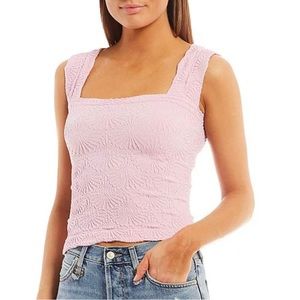 Free People Love Letter Cami- Pink Size Small